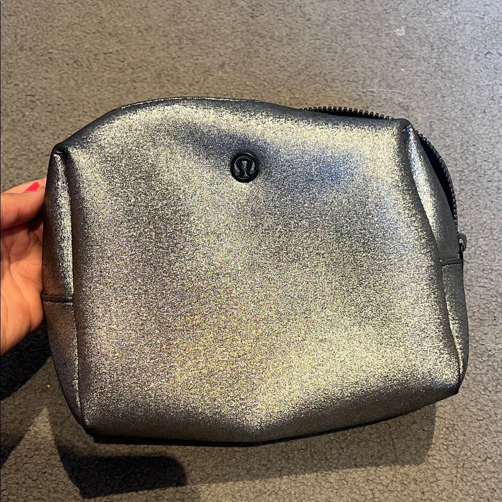lululemon athletica Silver Cosmetic Bag